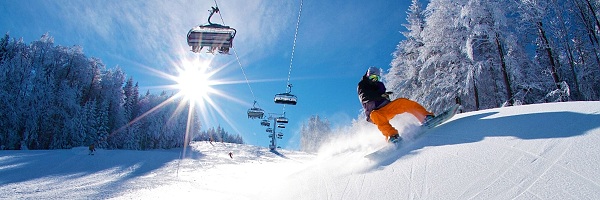 Lyovanie aj snowboarding v Slovinsku