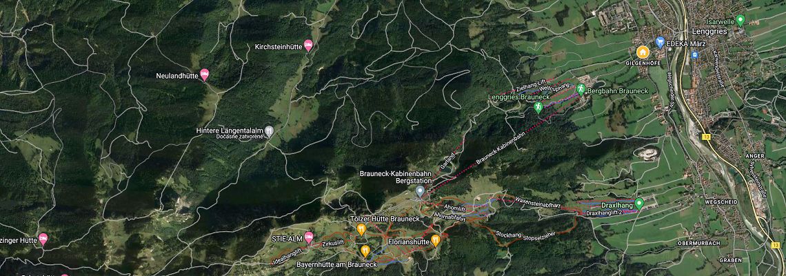 mapa Apartmny Streidlhof, Lenggries