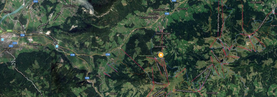 mapa Villa Sll, Sll am Wilder Kaiser
