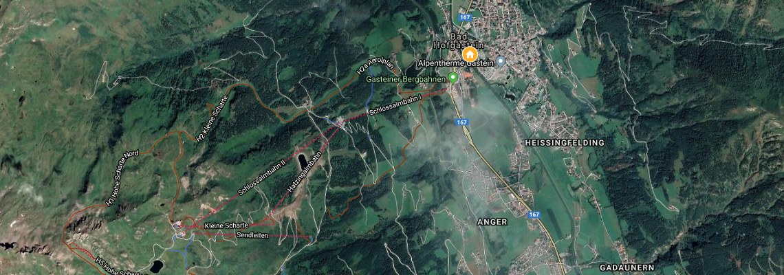mapa Hotel Krnten, Bad Hofgastein