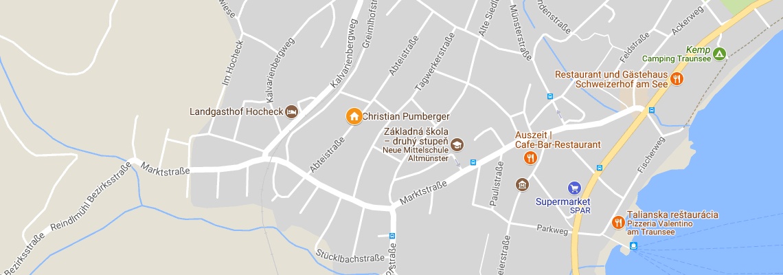 mapa Hotel Bruderhofer, Altmnster