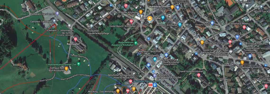 mapa Hotel Das Reisch, Kitzbhel
