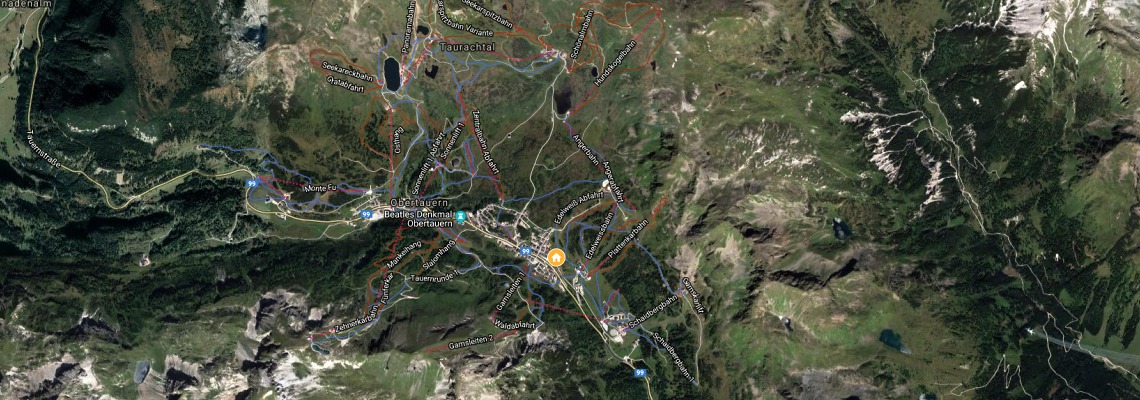 mapa Hotel Montana, Obertauern