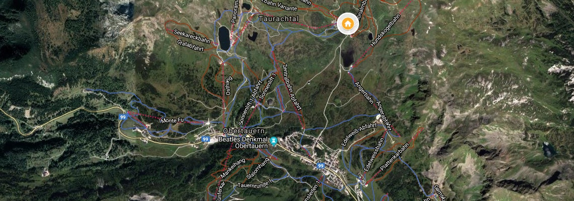 mapa Hotel Das Seekarhaus, Obertauern