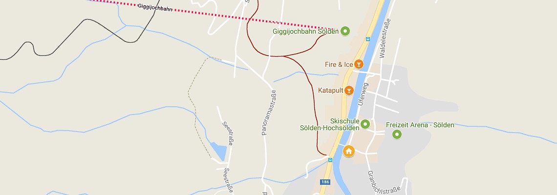 mapa Parkhotel, Slden