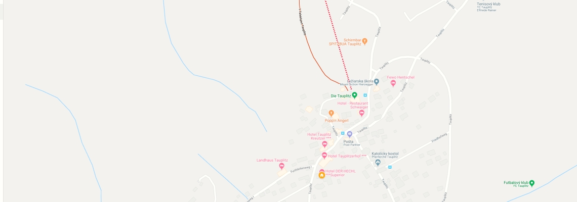 mapa Hotel Der Hechl, Tauplitz