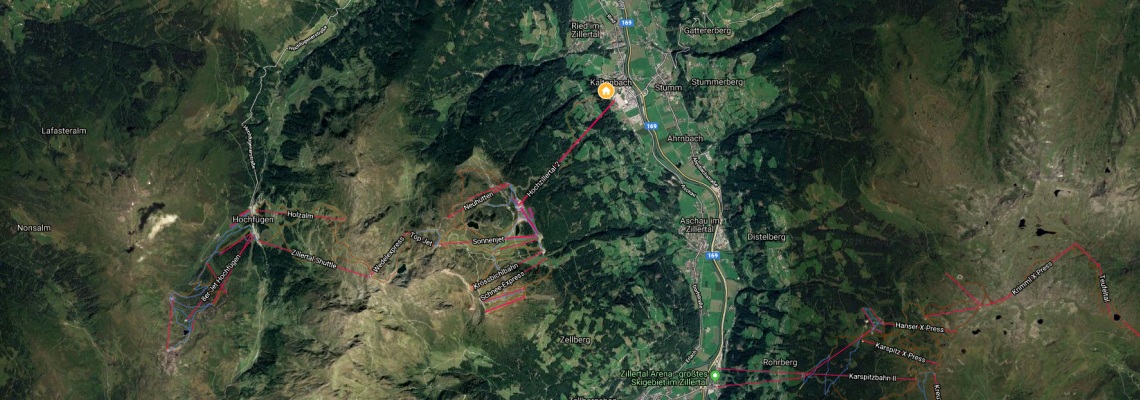 mapa Hotel Seetal, Kaltenbach