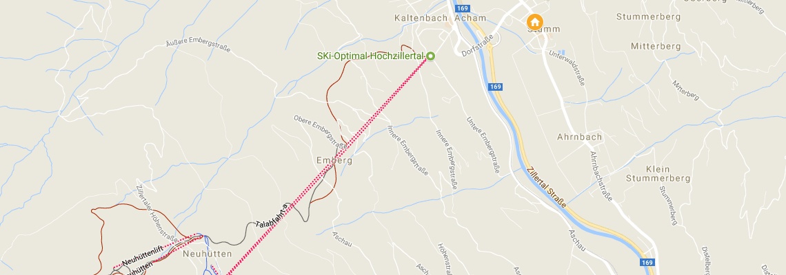 mapa Hotel Tipotsch, Stumm im Zillertal