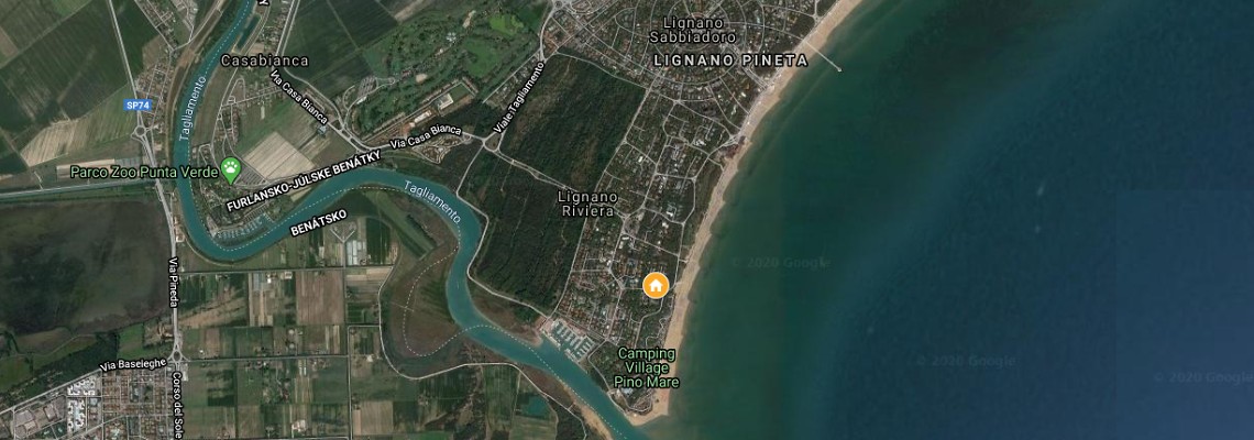 mapa Villa Ibiza Menorca, Lignano