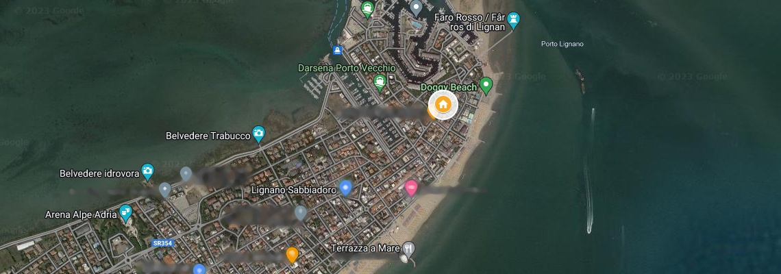mapa Apartmny Zero 5, Lignano