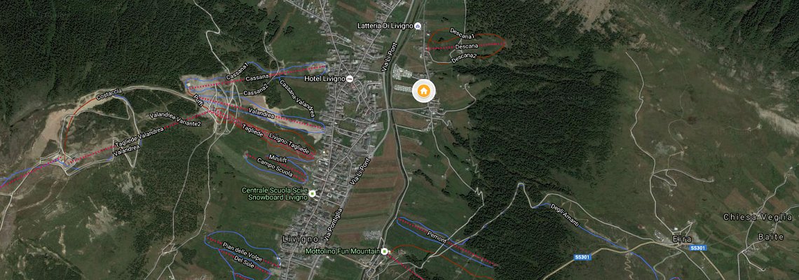 mapa Apartmny Amalia, Livigno