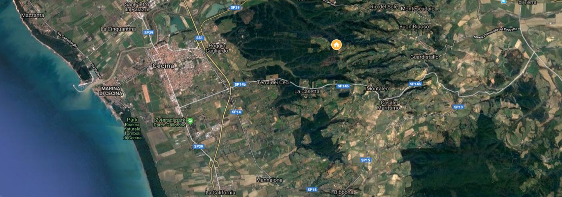 mapa Il Borgo Centro Vacanze, Marina di Cecina