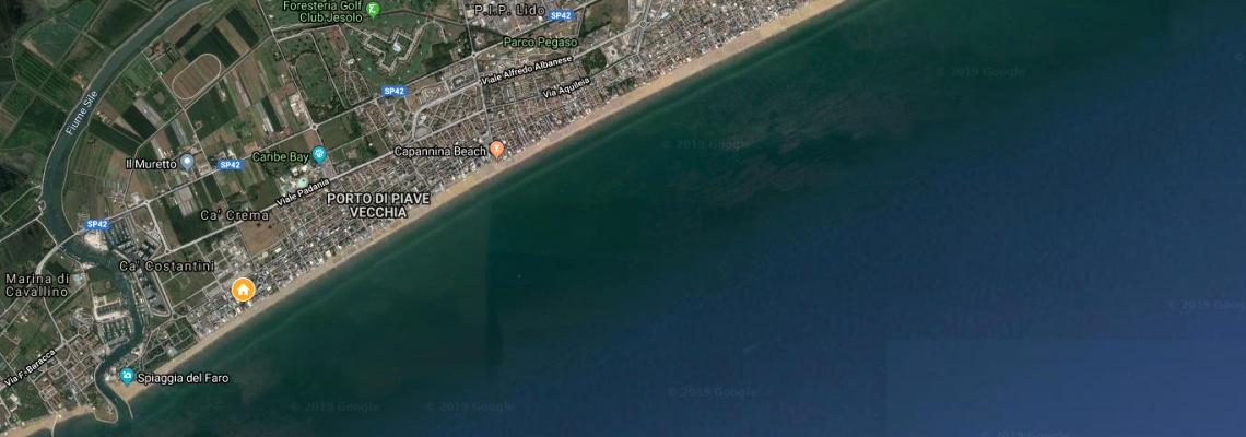 mapa Hotel Emperador, Lido di Jesolo